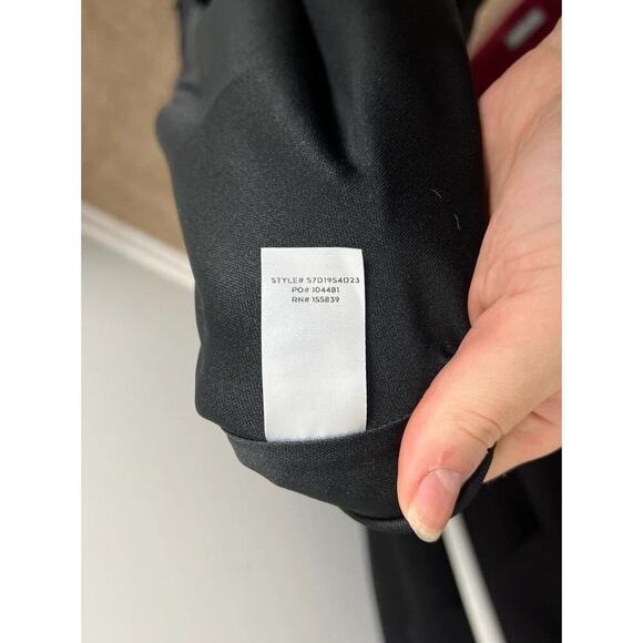 Lulus Black Sleeveless Deep V Mini Dress Elegant Cocktail Party Size M Women’s - Picture 8 of 8